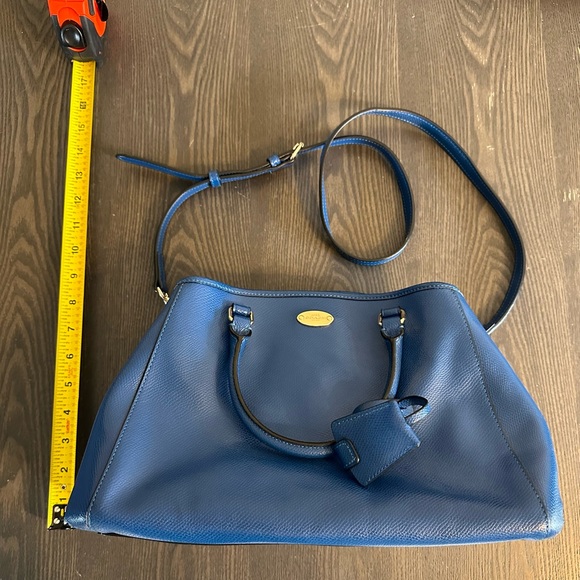 Coach blue satchel/crossbody bag - Picture 5 of 11